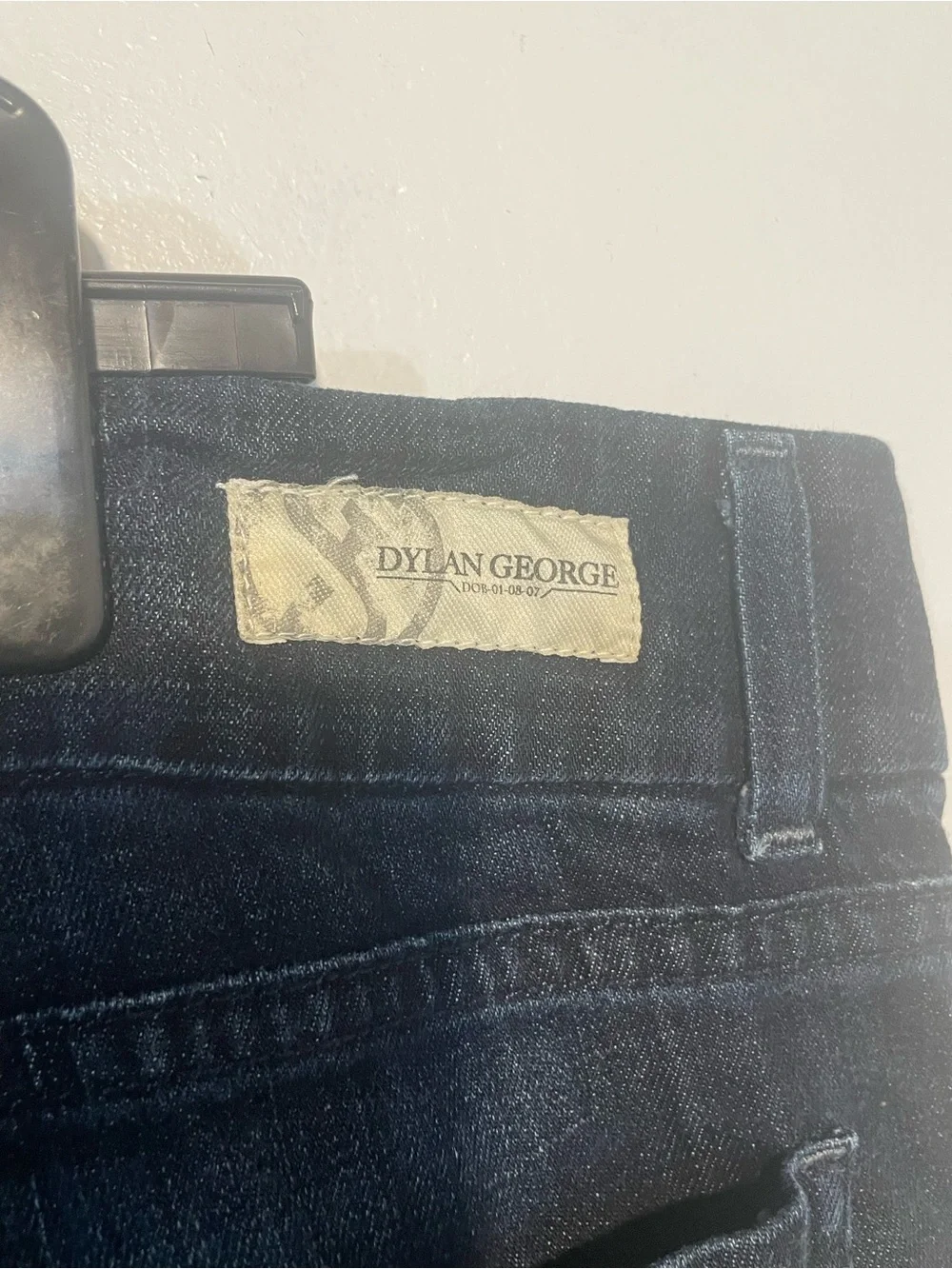 Dylan George Dark Wash Ring Spun Denim Bermuda / Long Cuffed Jean Shorts Sz 31
